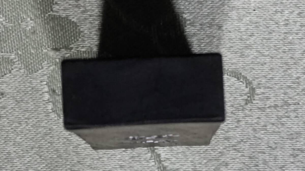 428-11 書道用固形墨 古梅園 楽寿（楽壽）85年製造（9.5×2.5×1.1㎝37g）桐箱入り_画像9