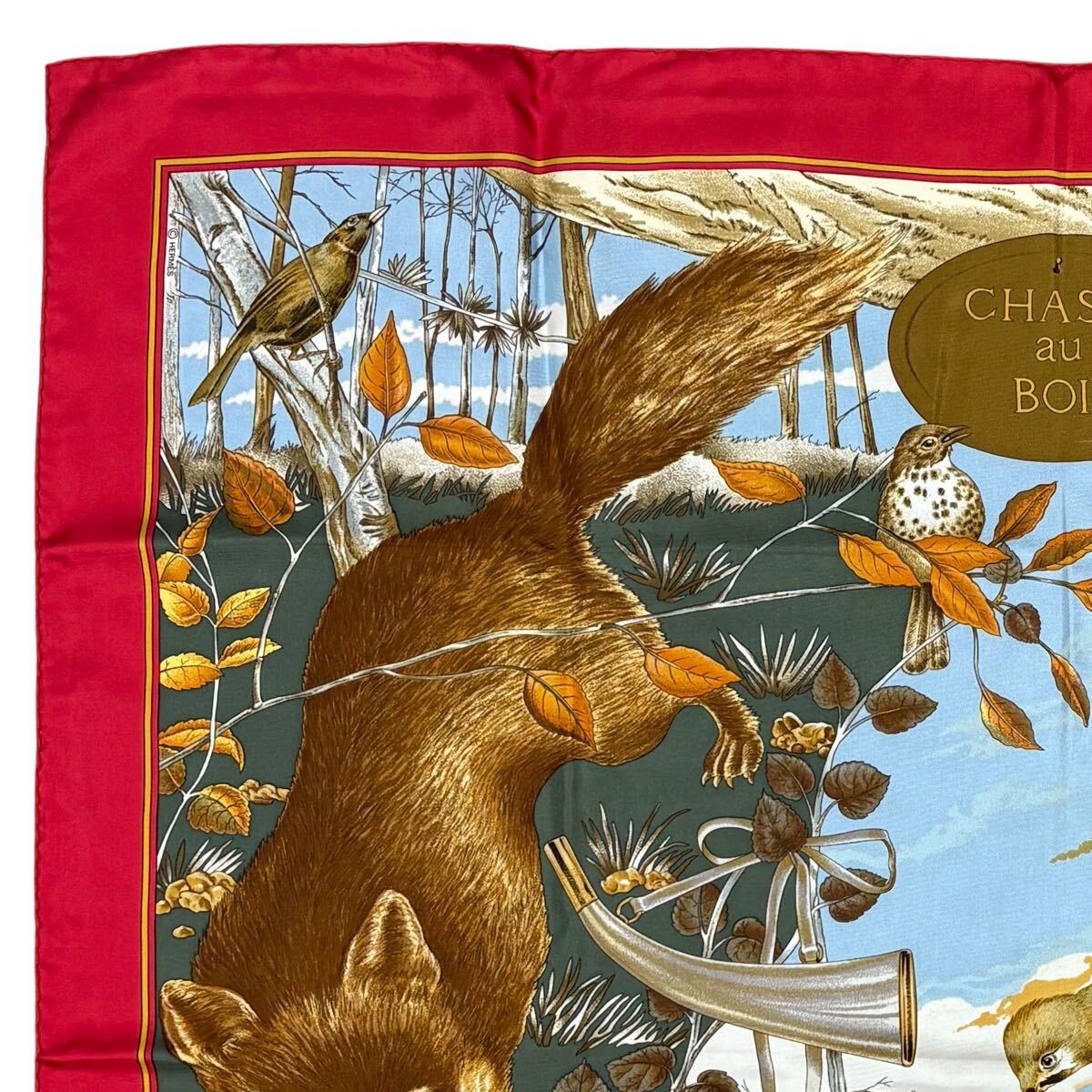 ✨保管品✨エルメス スカーフ カレ90 CHASSE au BOIS 森の狩猟 imgrc0115857254.jpg