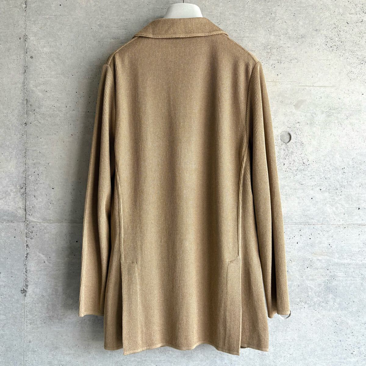  превосходный товар LARDINI 25SS вязаный tailored jacket M Brown Lardini нынешний Anne темно синий боковой Benz b-tonie-ru зажим золотой кнопка 
