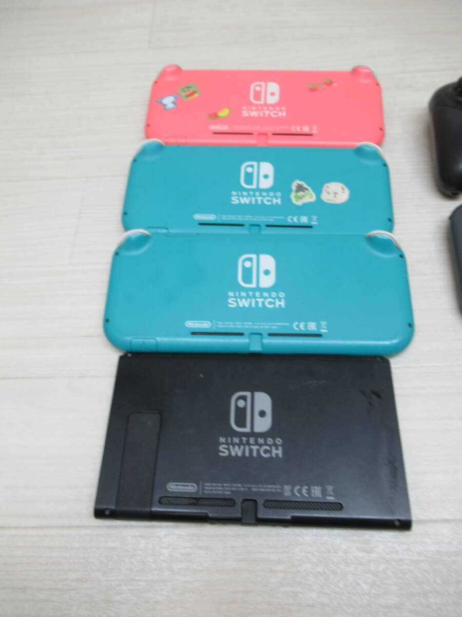 60/Q747☆ジャンク品☆スイッチ本体+スイッチライト本体+ 60/Q747☆ジャンク品☆スイッチ本体+スイッチライト本体+
