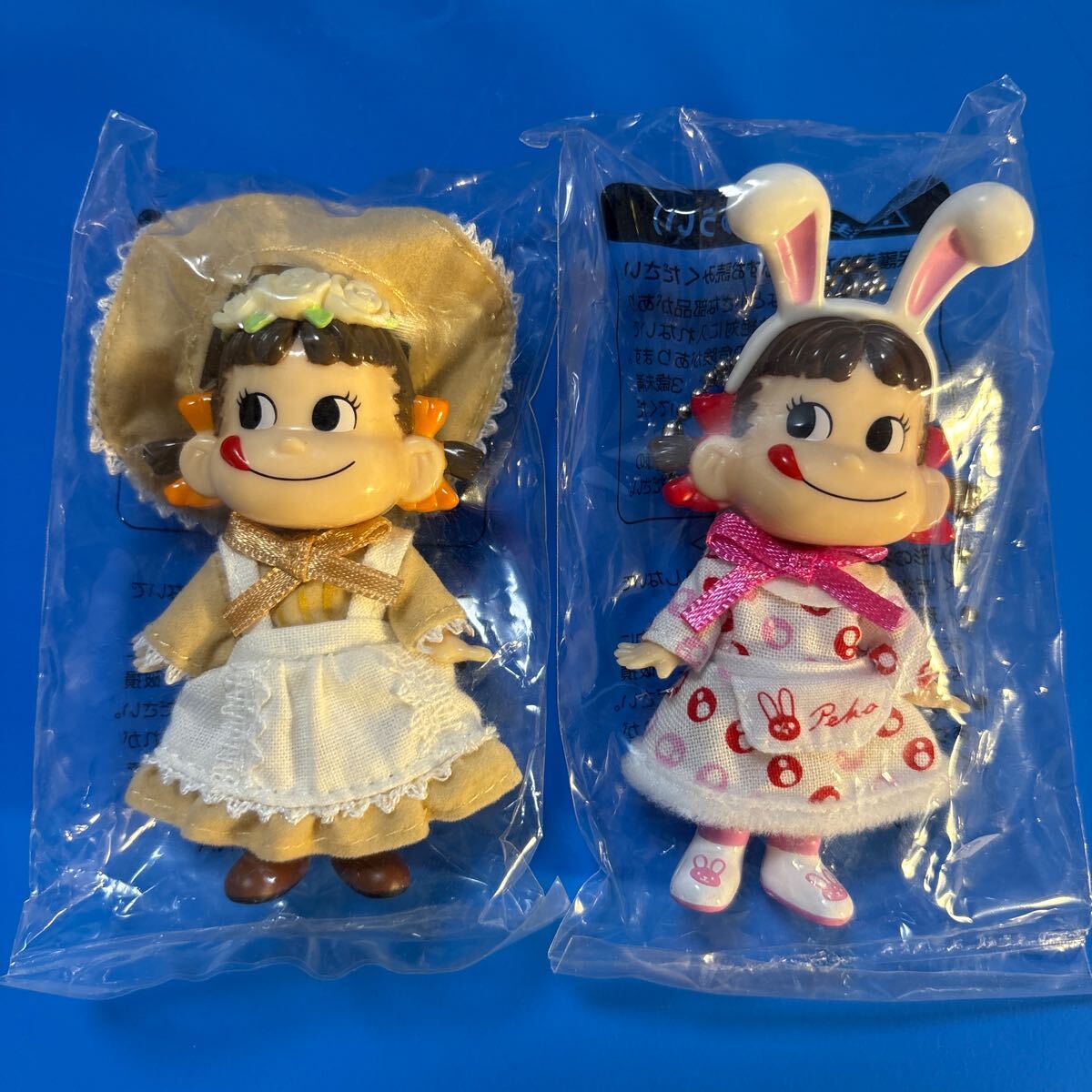 未使用品】 不二家/ペコちゃん/ポコちゃん/ミニフィギュア 未使用品】 不二家/ペコちゃん/ポコちゃん/ミニフィギュア