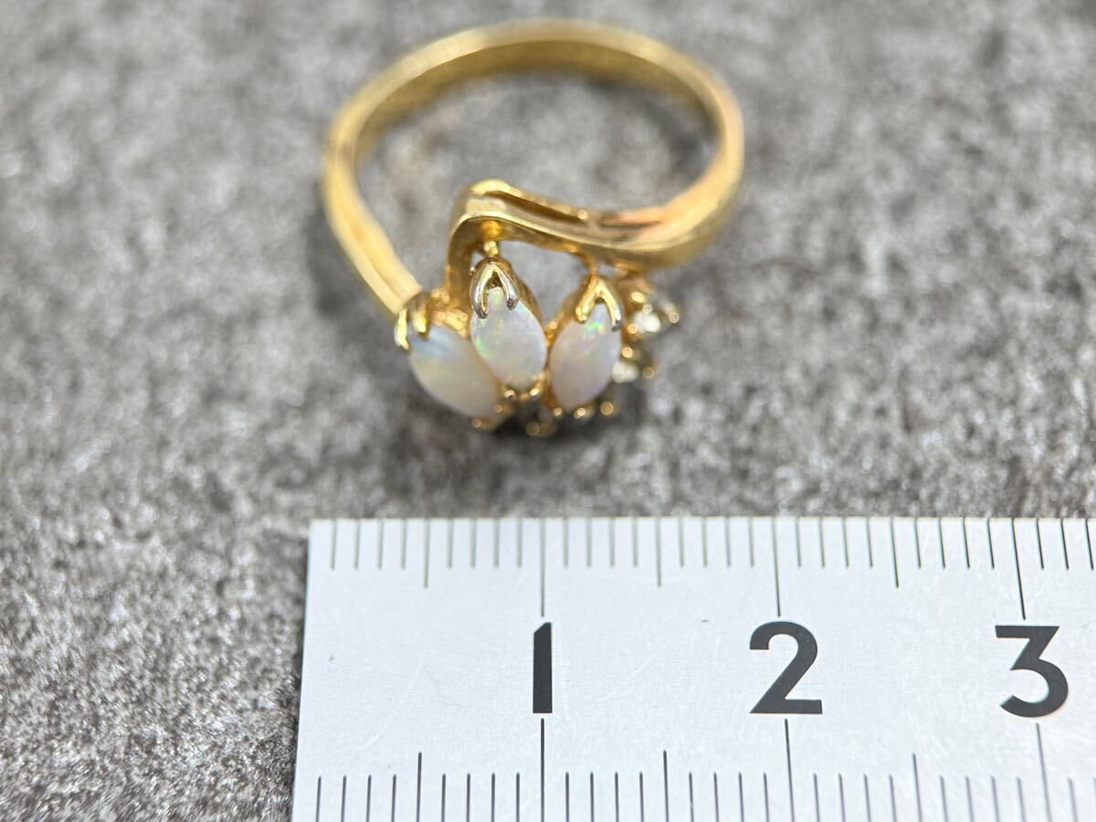 A696 天然オパール リング 指輪 ヴィンテージ アクセサリー A696 天然オパール リング 指輪 ヴィンテージ アクセサリー