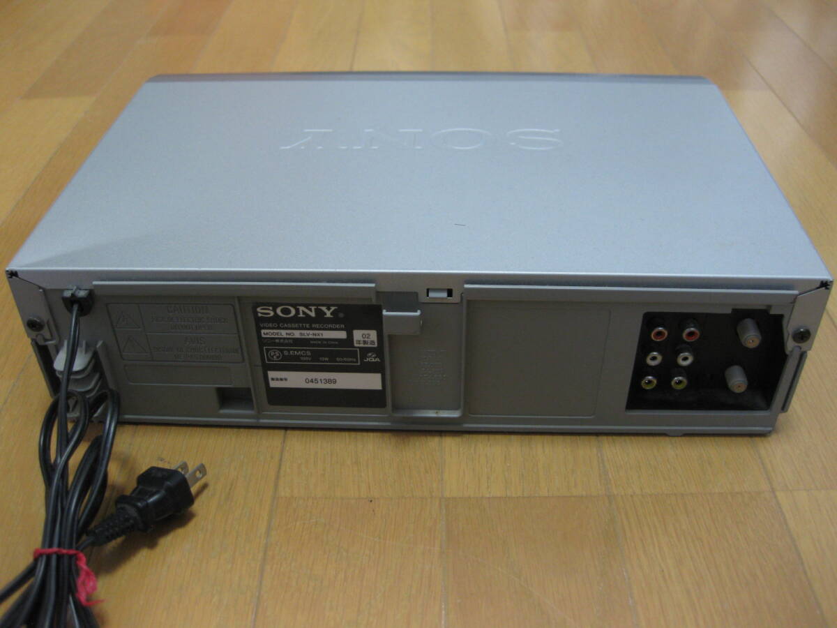 SONY VHSビデオデッキ SLV-NX1 中古完動品 リモコン付き (VHS SONY VHSビデオデッキ SLV-NX1 中古完動品 リモコン付き (VHS