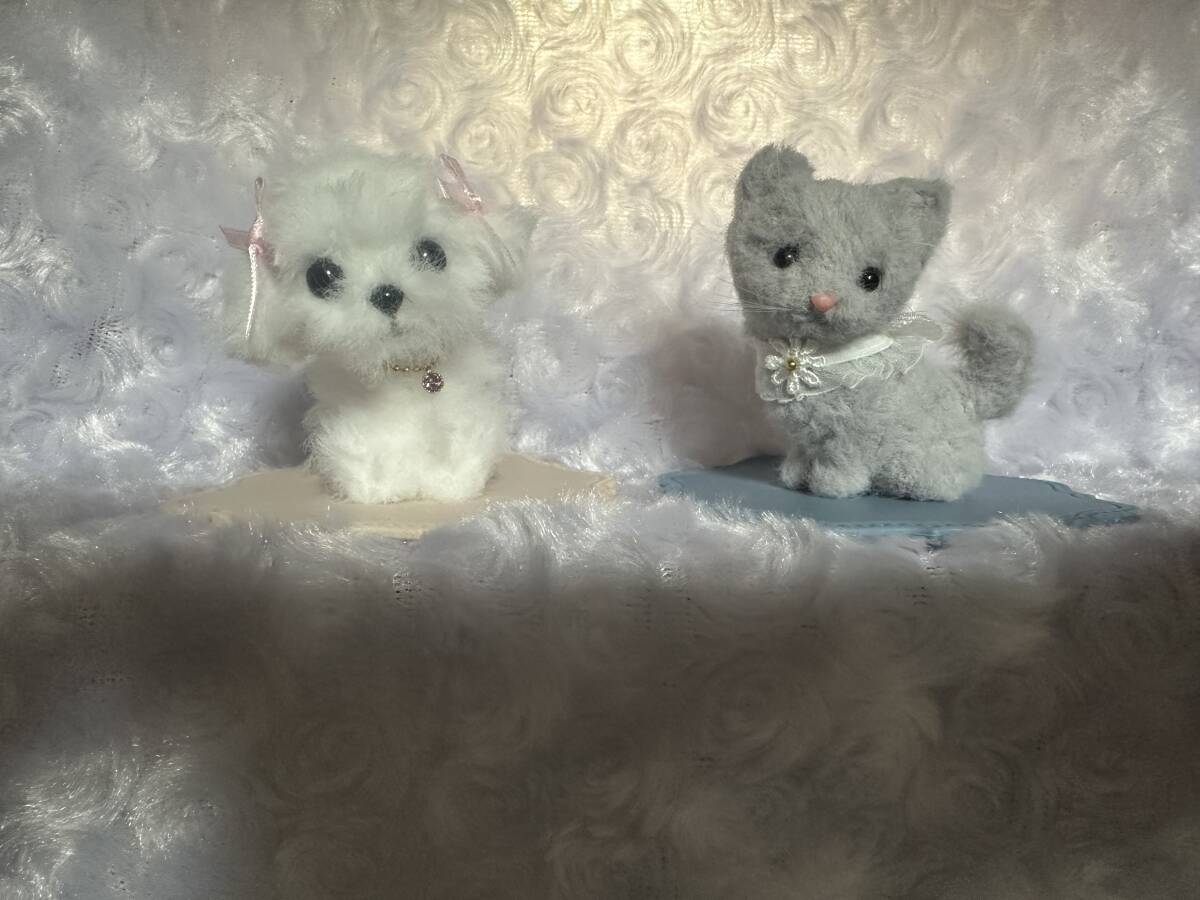 犬、子犬、マルチーズ、☆ハンドメイド☆モールアート アート 犬、子犬、マルチーズ、☆ハンドメイド☆モールアート アート