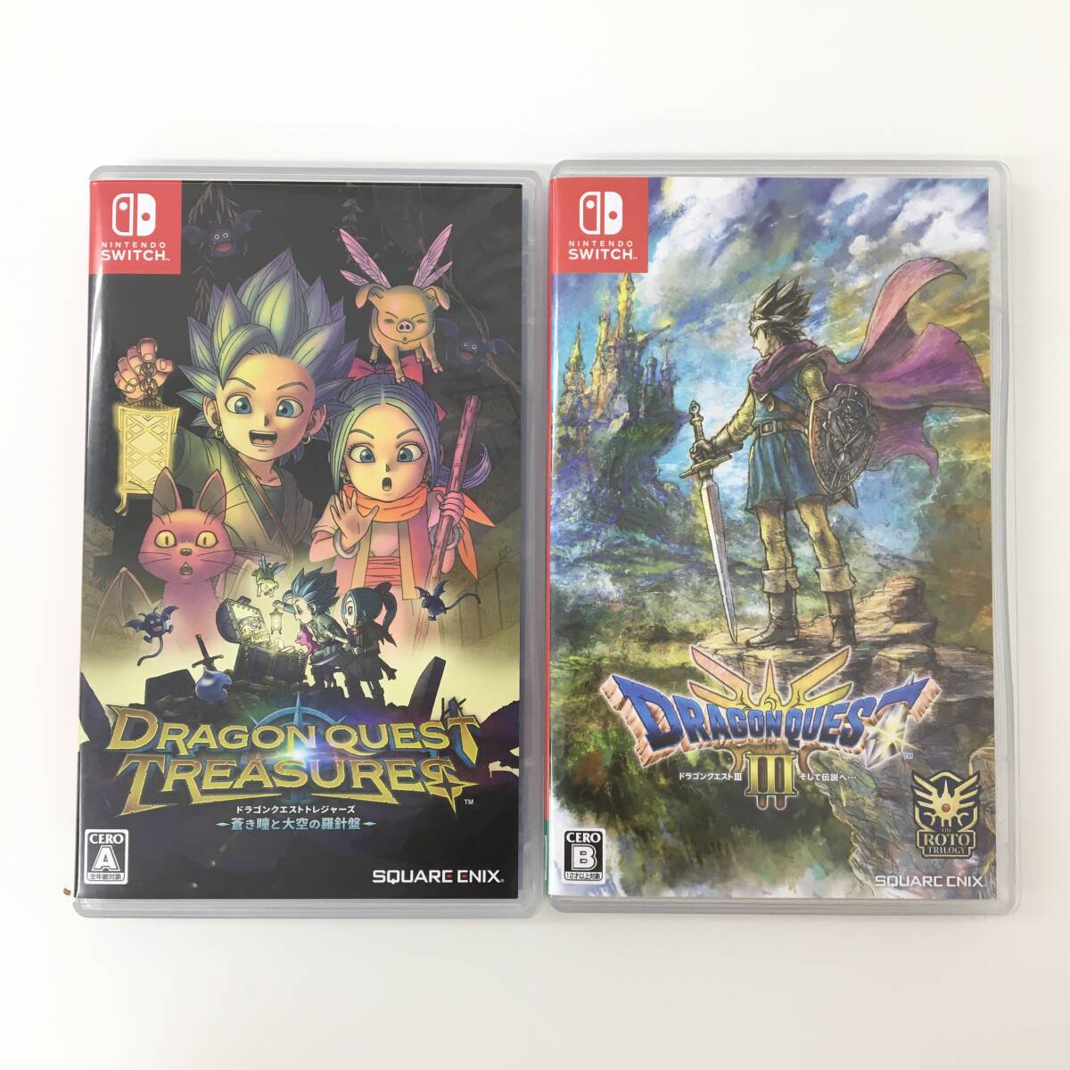 △▽中古/Switchソフト2本【ドラゴンクエストⅢ そして伝説へ △▽中古/Switchソフト2本【ドラゴンクエストⅢ そして伝説へ