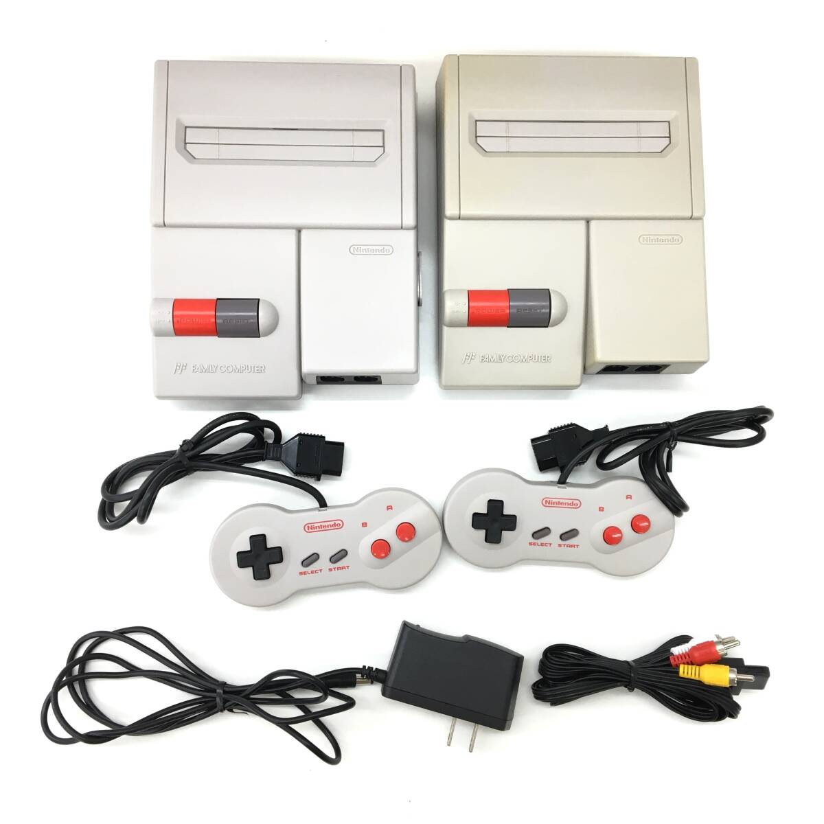 ☆FC/動作OK/2台セット【ニューファミコン 本体 HVC-101 AC ☆FC/動作OK/2台セット【ニューファミコン 本体 HVC-101 AC