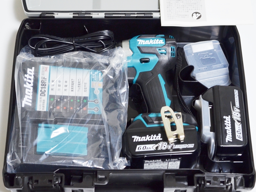 未使用 充電式インパクトドライバ TD173DRGX 純正 バッテリ2個 未使用 充電式インパクトドライバ TD173DRGX 純正 バッテリ2個