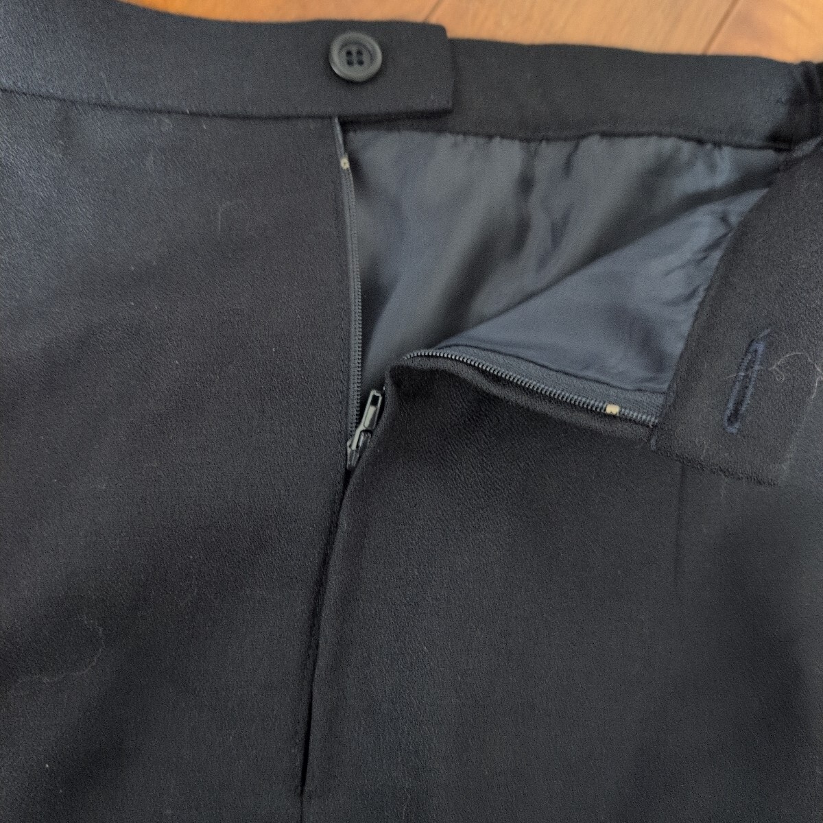 美品　夏　事務(wù)制服　タイトスカート　ネイビー　紺色　9號　