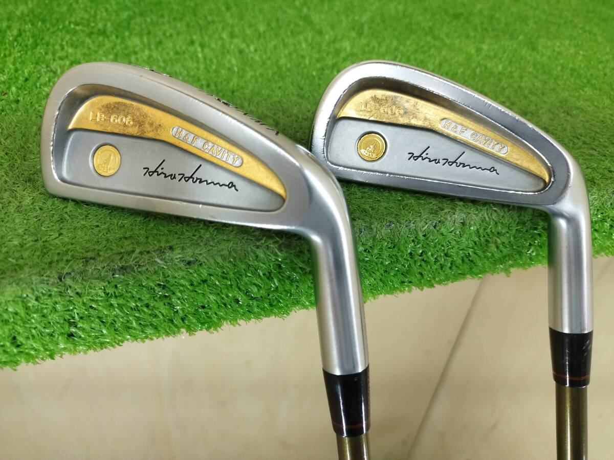 希少・アイアン2本セット】HONMA ホンマ LB-606 H&F CAVITY 金 希少・アイアン2本セット】HONMA ホンマ LB-606 H&F CAVITY 金