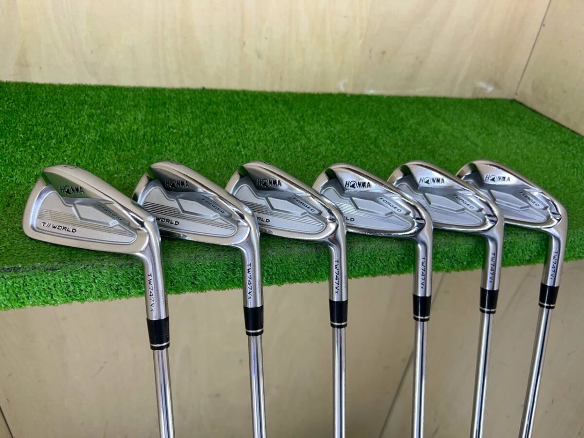 本格軟鉄鍛造アイアン】HONMA TOUR WORLD TW747VX 5番~10番 本格軟鉄鍛造アイアン】HONMA TOUR WORLD TW747VX 5番~10番