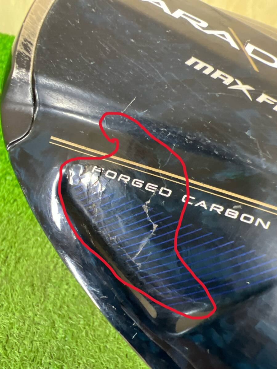 訳有/ジャンク品】Callaway PARADYM MAX FAST 12度 純正シャフト 訳有/ジャンク品】Callaway PARADYM MAX FAST 12度 純正シャフト