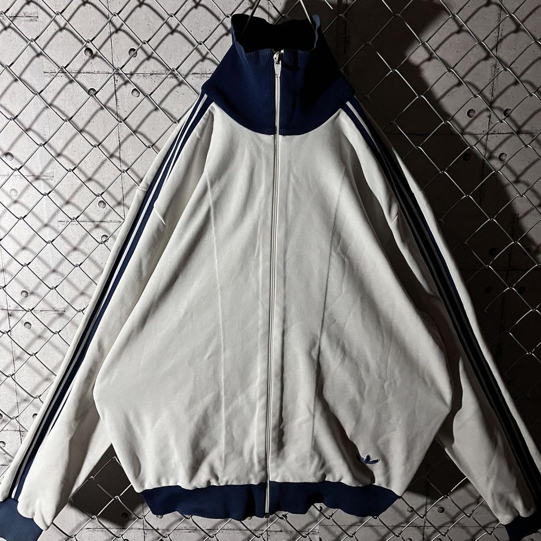 70s】adidas トラックジャケット ADS-3F 西ドイツ デサント 5 70s】adidas トラックジャケット ADS-3F 西ドイツ デサント 5