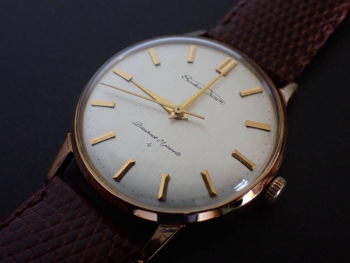セイコー クラウン 21石 中古美品 手巻き 稼働中(セイコー セイコー クラウン 21石 中古美品 手巻き 稼働中(セイコー