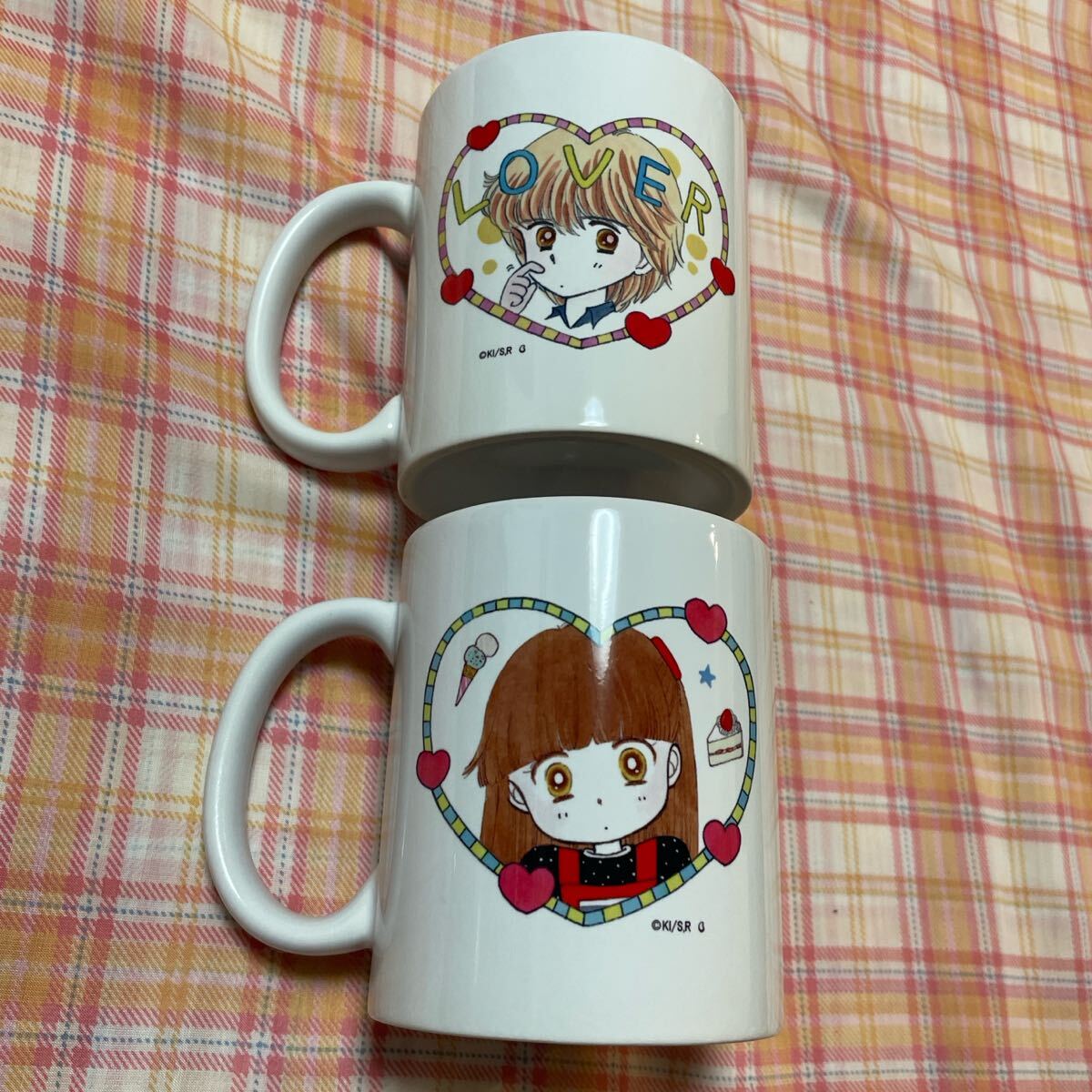 ときめきトゥナイト マグカップ ペア 陶器 コップ レア 貴重 ときめきトゥナイト マグカップ ペア 陶器 コップ レア 貴重