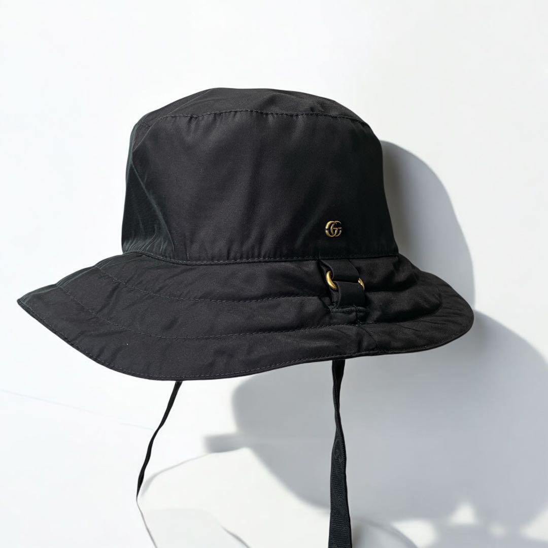 GUCCI グッチ GGキャンバス ナイロン リバーシブルハット GUCCI グッチ GGキャンバス ナイロン リバーシブルハット