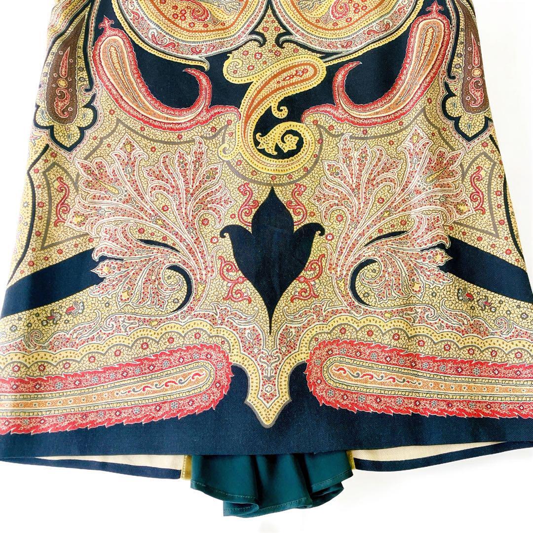 ETROエトロ L〜XL 絹 ペイズリー柄スカート レディース / 総柄 ETROエトロ L〜XL 絹 ペイズリー柄スカート レディース / 総柄