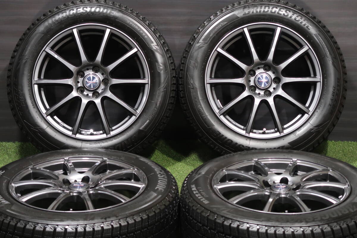 美品/バリ溝スタッドレス>Weds VELVA 18in 7.5J+38 PCD114.3 美品/バリ溝スタッドレス>Weds VELVA 18in 7.5J+38 PCD114.3
