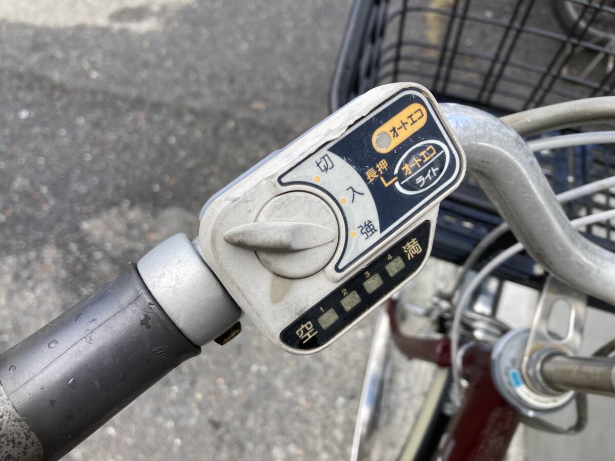 ヤマハ パス 26インチ 中古 電動自転車 前後タイヤ良好 ヤマハ パス 26インチ 中古 電動自転車 前後タイヤ良好