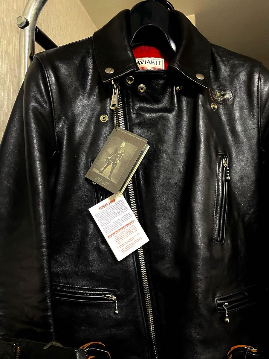 美品 ルイスレザー ベジカウ ライトニング サイズ38 ライダース 美品 ルイスレザー ベジカウ ライトニング サイズ38 ライダース