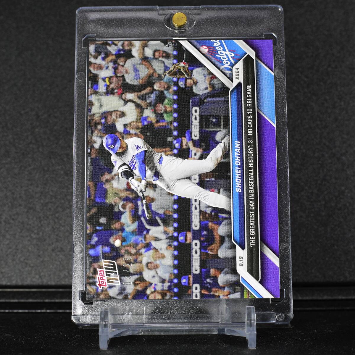 25シリ 50/50を即日記録更新したHR 史上初6打数6安打 2024 Topps 25シリ 50/50を即日記録更新したHR 史上初6打数6安打 2024 Topps