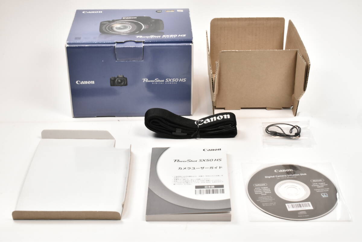 Canon キャノン PowerShot SX50 HS ブラック 空箱 ケース 純正品 EF-TN-YO2676_画像1