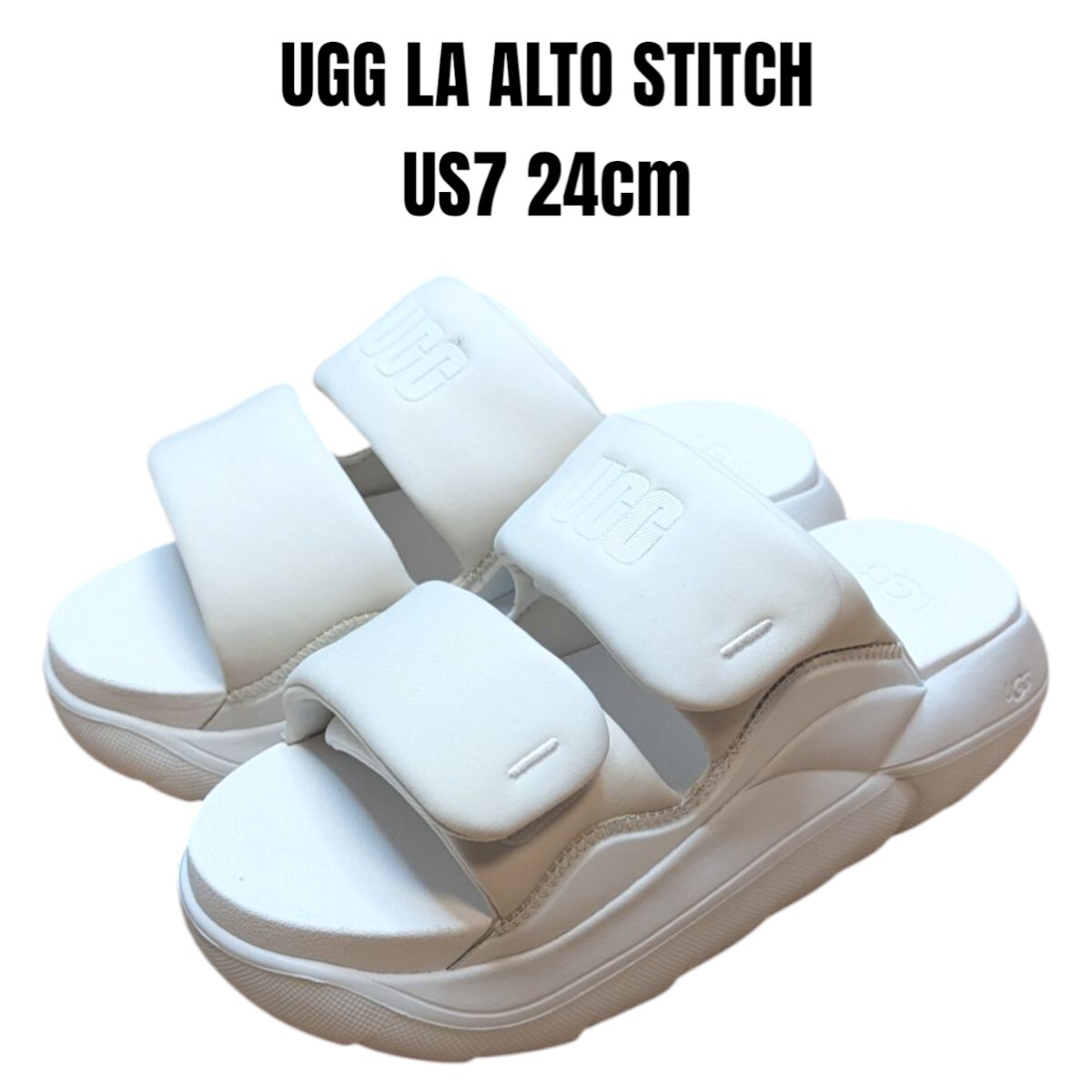 UGG LA ALTO STITCH アグ ラ アルト ステッチ 24cm 厚底サンダル UGG LA ALTO STITCH アグ ラ アルト ステッチ 24cm 厚底サンダル