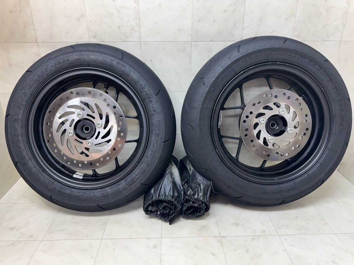 HRC グロムで使用 純正 F.R ホイール JC75 ディスクローター付き HRC グロムで使用 純正 F.R ホイール JC75 ディスクローター付き