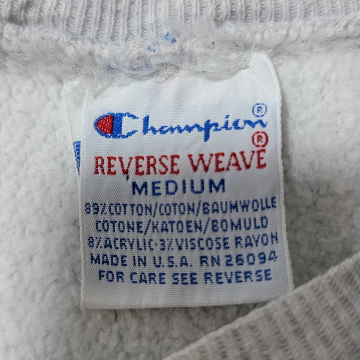 90S USA製 Champion チャンピオン Reverse Weave リバース 90S USA製 Champion チャンピオン Reverse Weave リバース