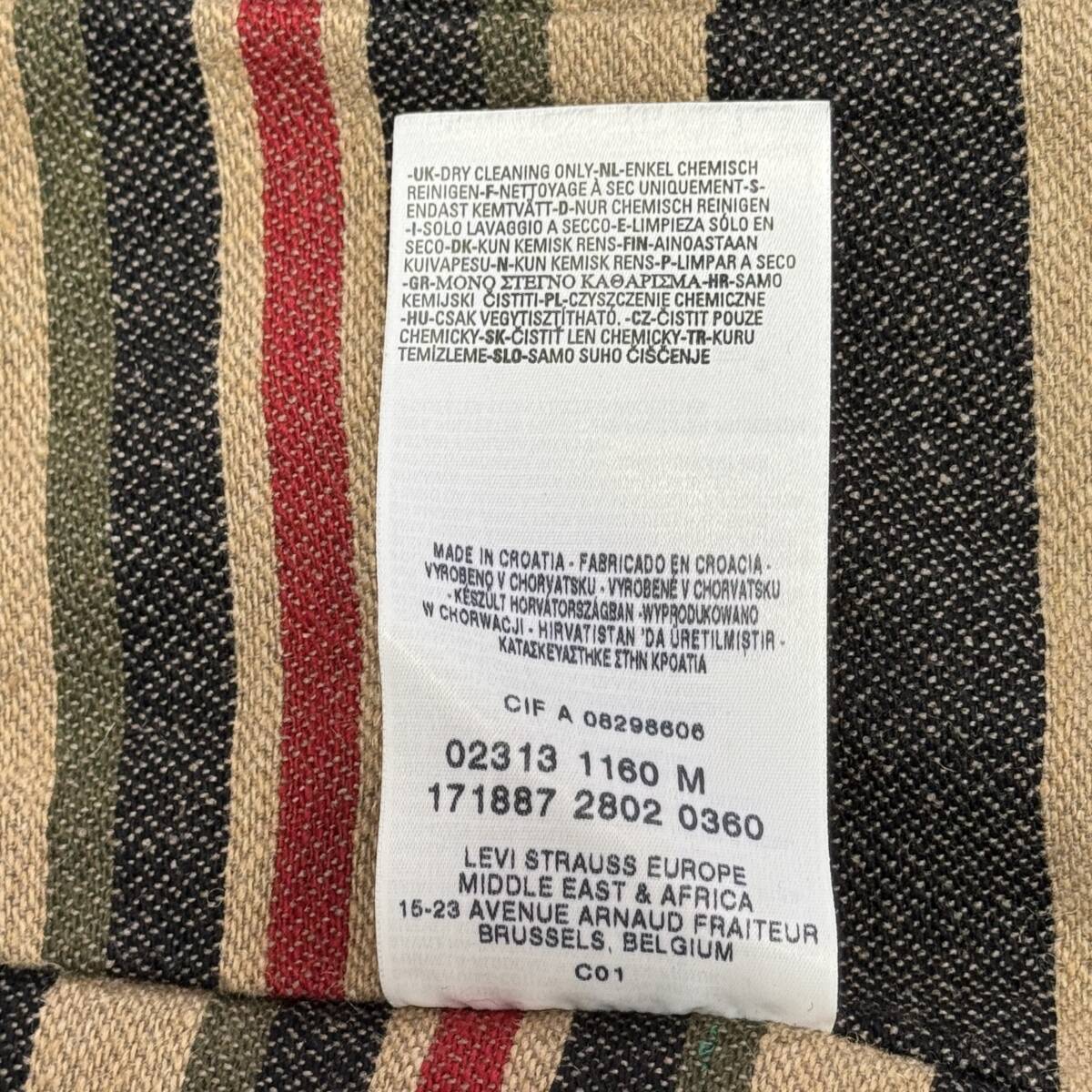 Levi's RED 2002AW 71M Type 4 袖レザー デニムジャケット Levi's RED 2002AW 71M Type 4 袖レザー デニムジャケット