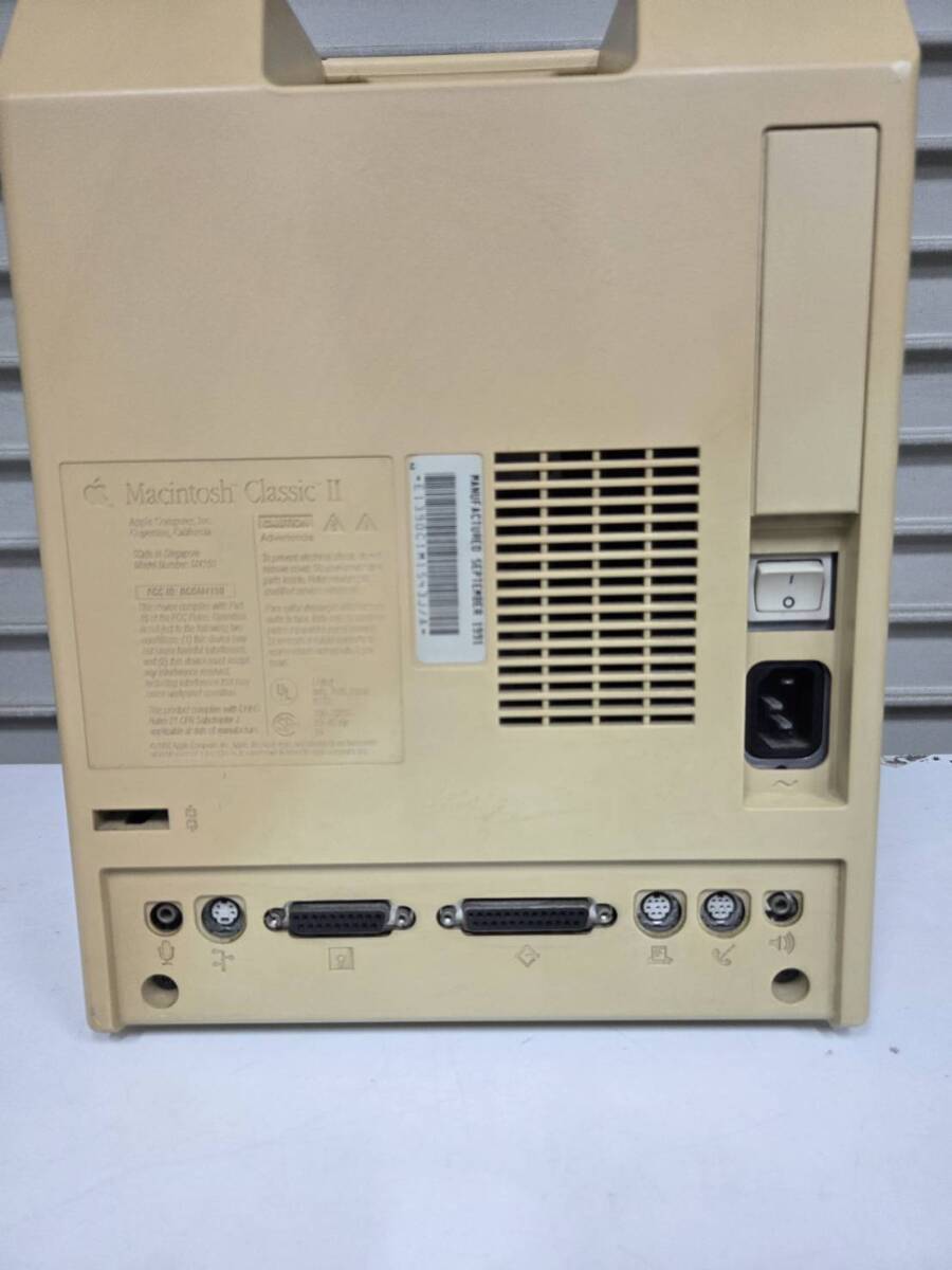 6524) Apple Macintosh Classic II M4150 クラシック 旧型PC 6524) Apple Macintosh Classic II M4150 クラシック 旧型PC