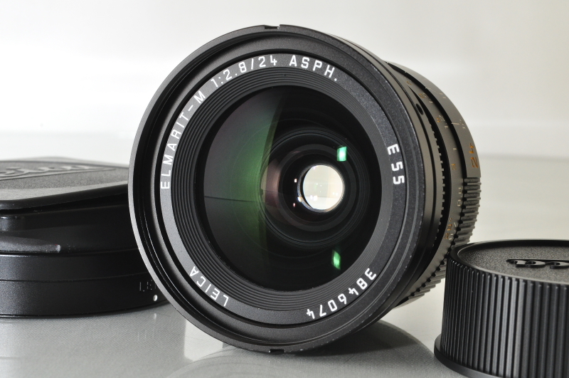 ★★極上品 Leica Elmarit-M 24mm F/2.8 E55 ASPH Black Lens♪♪#6201_画像1