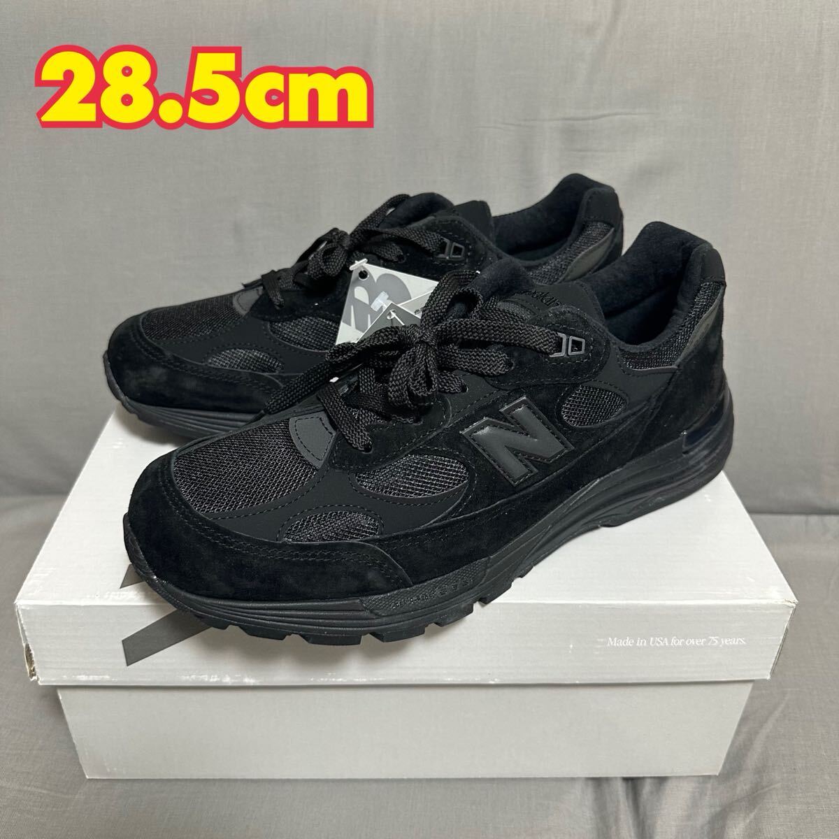 新品未使用 New Balance 992 Triple Black ニューバランス 新品未使用 New Balance 992 Triple Black ニューバランス