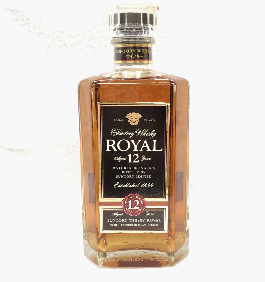 未開栓 SUNTORY サントリー ROYAL ローヤル 12年 ブラックラベル 未開栓 SUNTORY サントリー ROYAL ローヤル 12年 ブラックラベル