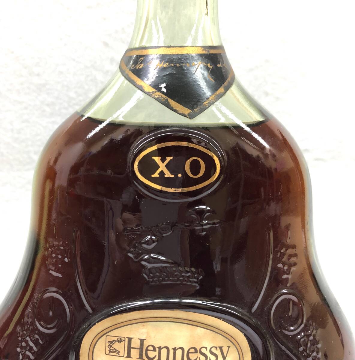 1円スタート】未開栓 Hennessy ヘネシー XO グリーンボトル 金