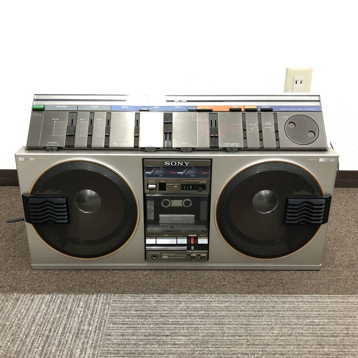 1円スタート SONY ソニー CFS-99 ラジカセ カセットデッキ 1円スタート SONY ソニー CFS-99 ラジカセ カセットデッキ