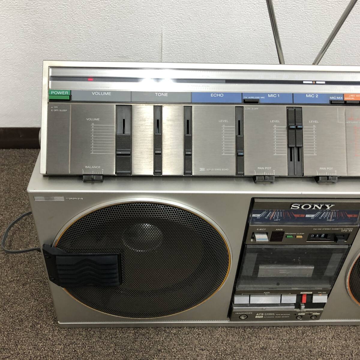1円スタート SONY ソニー CFS-99 ラジカセ カセットデッキ
