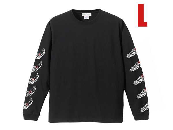 5THE HELMET UNDERGROUND L/S T-shirt BLACK L/黒長袖teeロンtヴェルベットアンダーグラウンド＆ニコvelvet underground&nico袖プリント