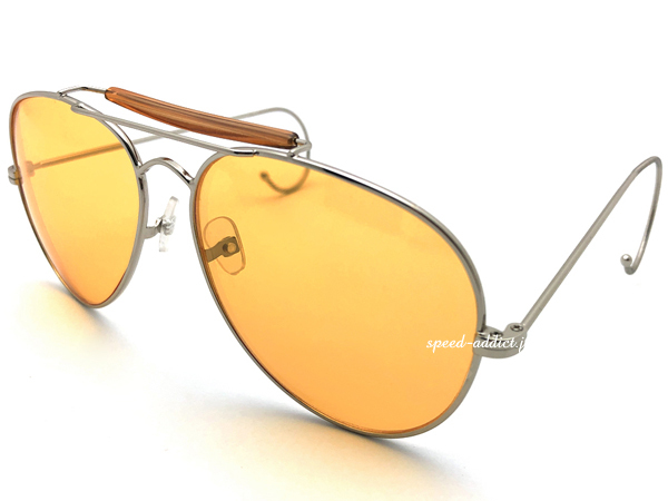 U.S. AIR FORCE PILOT TEARDROP SUNGLASS YELLOW/USエアフォースアビエーターサングラスtopトップガンgunトム?クルーズrothcoバイカー眼鏡