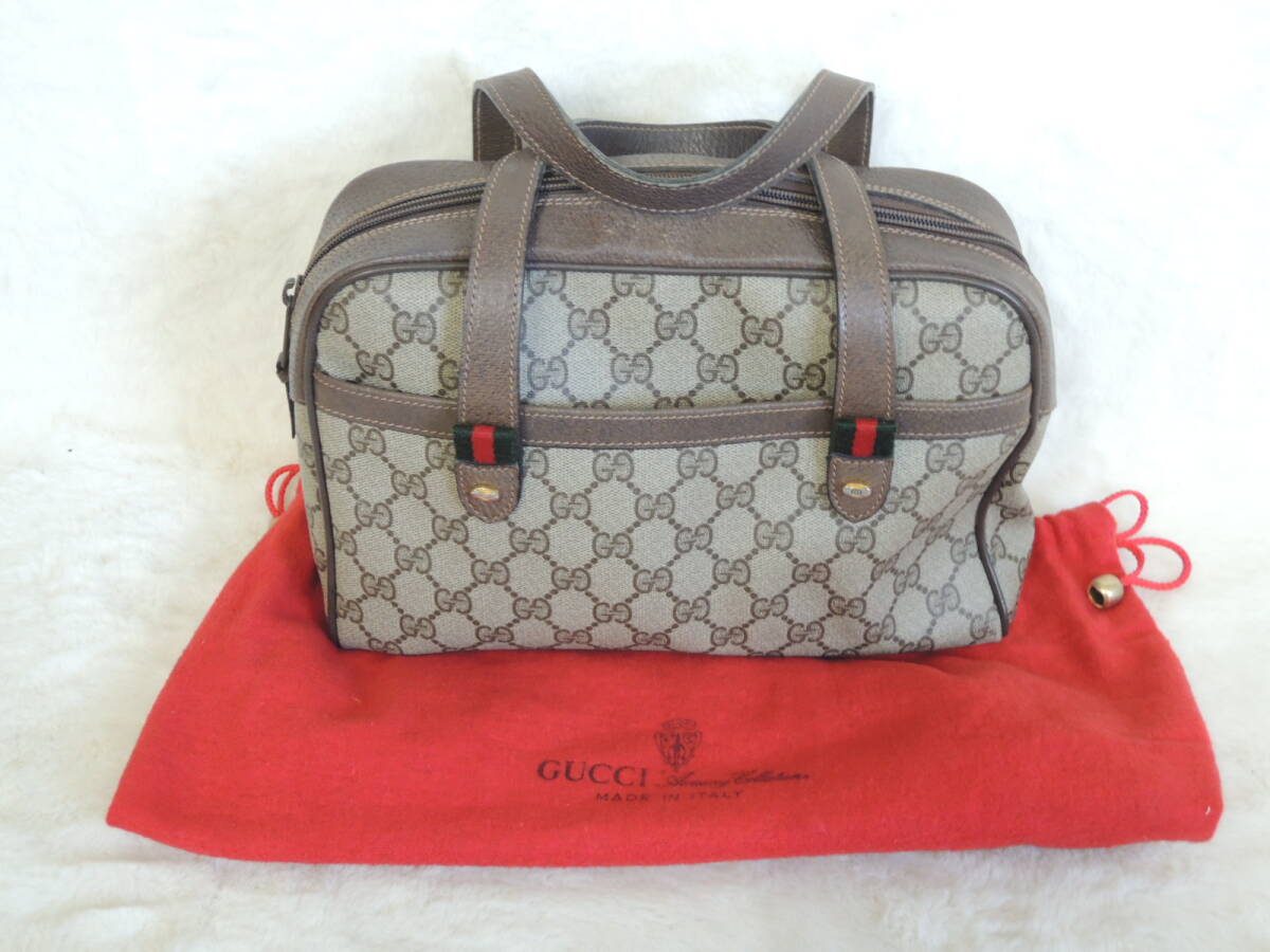 △GUCCI グッチ オールドグッチ シェリーライン GG柄 ミニ △GUCCI グッチ オールドグッチ シェリーライン GG柄 ミニ
