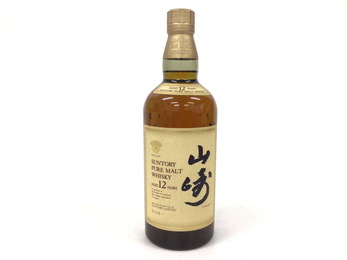 ウイスキー whisky サントリー 山崎 12年 ピュアモルト 金花 750ml 43% 重量番号:2(33)