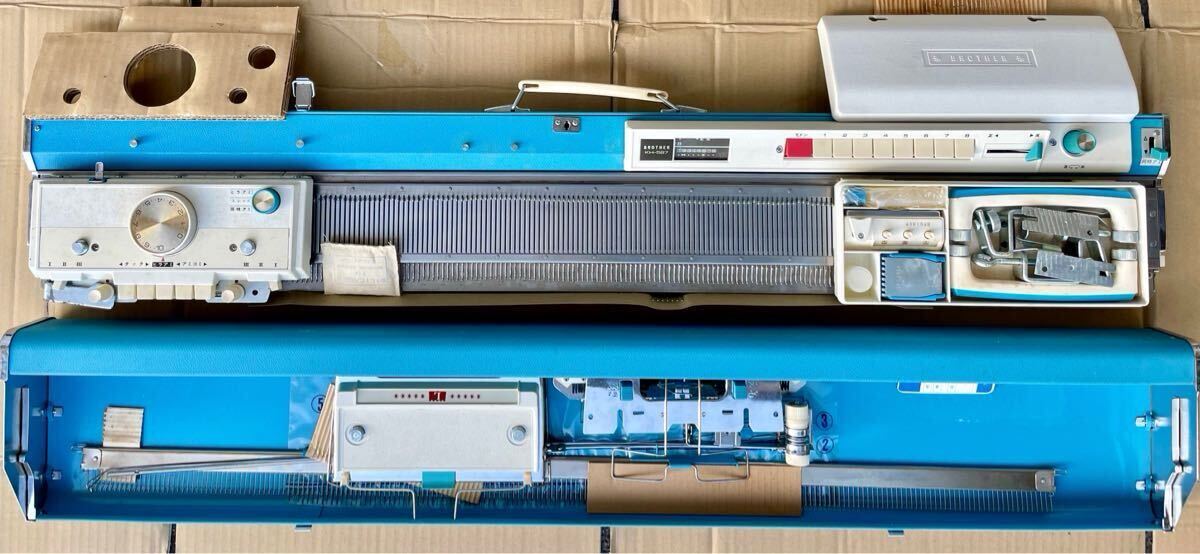 レトロな編み機(ブラザー オートL KH-587)で試し編み＆修理