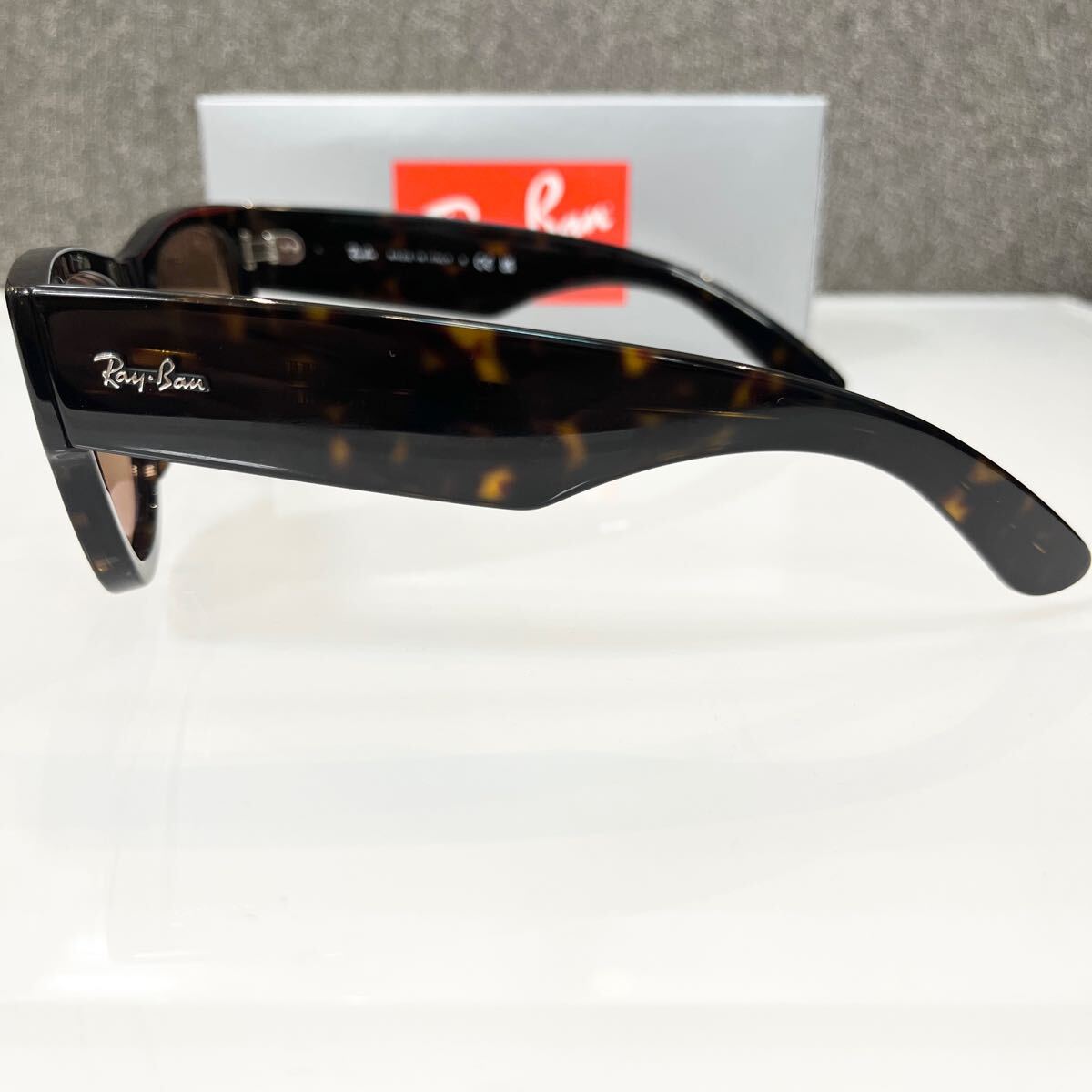 確実正規品！新色！即発！ライトカラー正規品RayBan MEGA WAYFARER RB0840SF 902/53レイバン メガウェイファーラー　HAVANA/BROWNアジアン_画像3