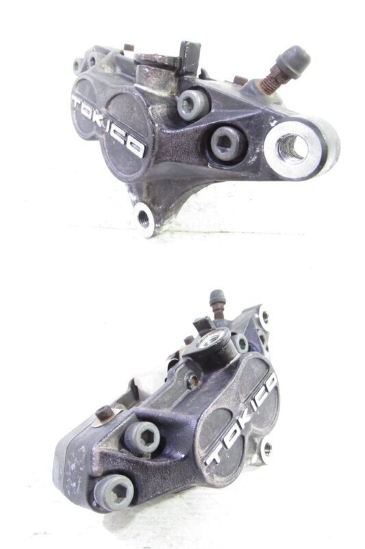 ZEXT GSX400Sカタナ GK77A 希少!! TOKICO制 異徑 フロントキャリパー 左右SET 補(bǔ)修ベース 検※ 純正 GSX250S カタナ GSX750S 151K17