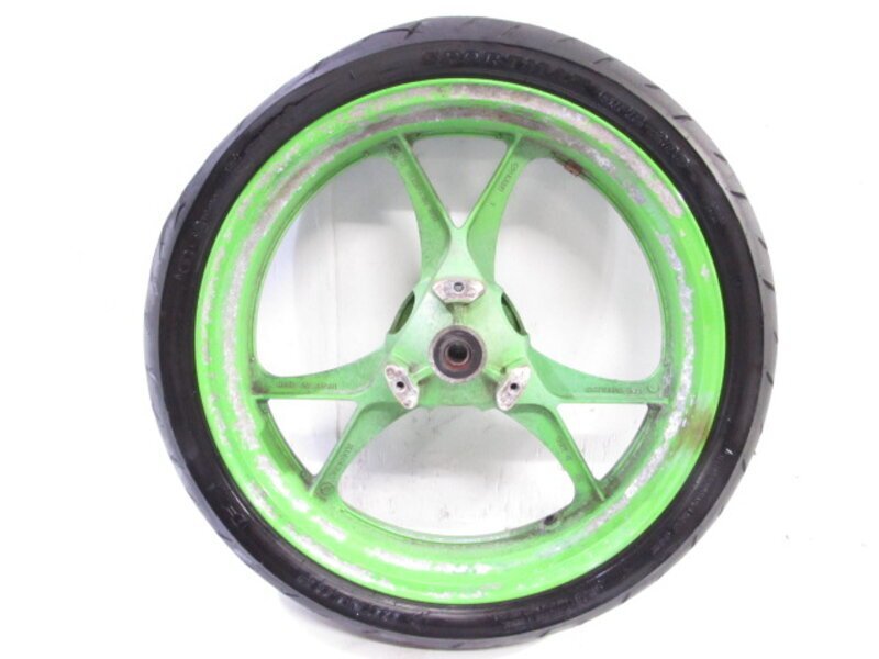 ZEXT ZXR250 ZX250C редкий!! оригинальный заднее колесо изгиб нет осмотр * ZX250B ZX250A ZZ-R250 ZZR250 Balius 2 ZXR400 152B07