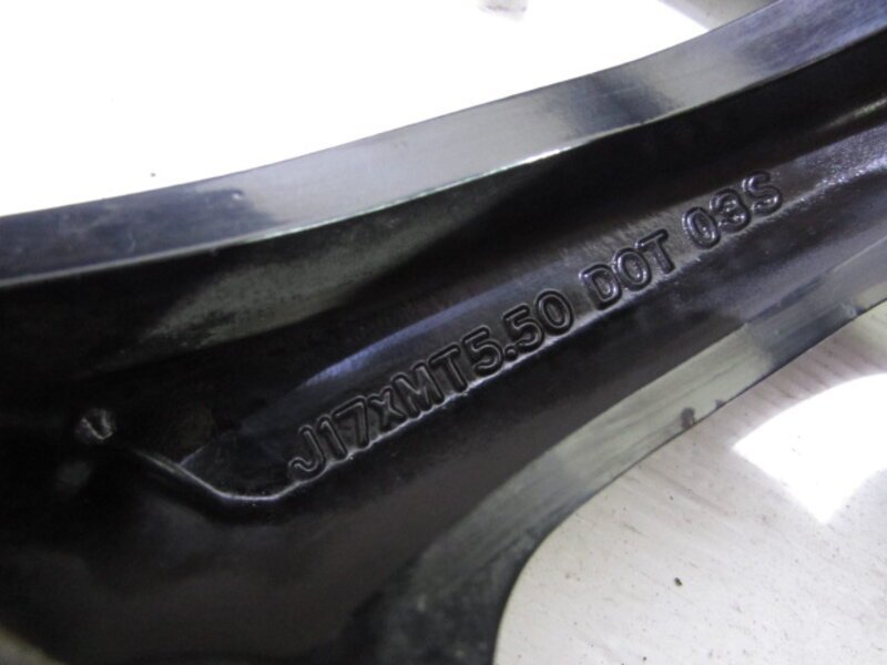 ZEXT VFR800 RC46 溝有タイヤ付 純正 リア ホイール 曲りなし プロアーム用 検※ 白バイ VFR800F VFR800P RC49 RC79 CBR900RR 152T08