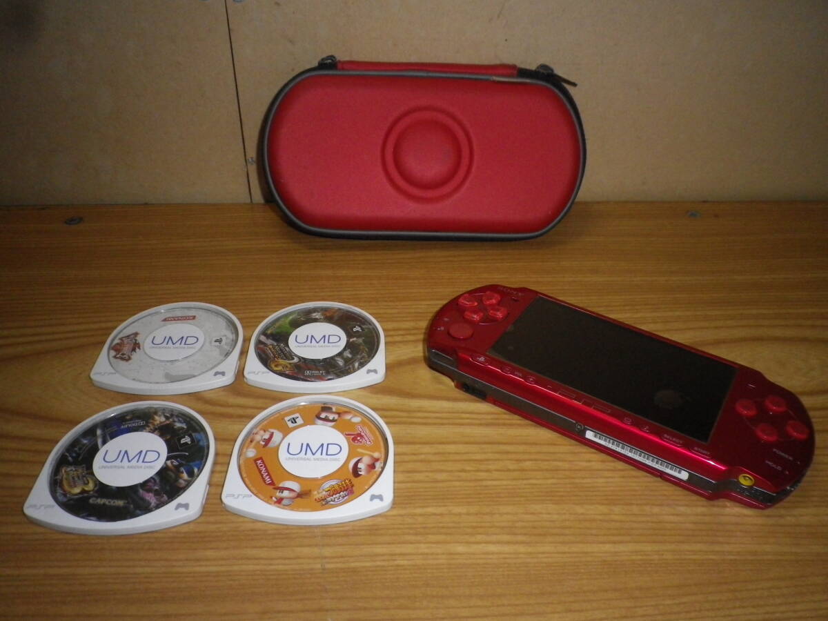 SONY PSP-3000 ジャンク 本体 1台 ソフト 4種 まとめて 遊戯王 SONY PSP-3000 ジャンク 本体 1台 ソフト 4種 まとめて 遊戯王