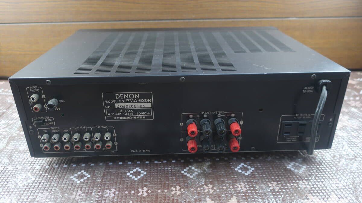 DENONプリメインアンプ PMA-680R 動作品 美品です Yahoo!オークション - HS/ DENON デノン ステレオアンプ PMA