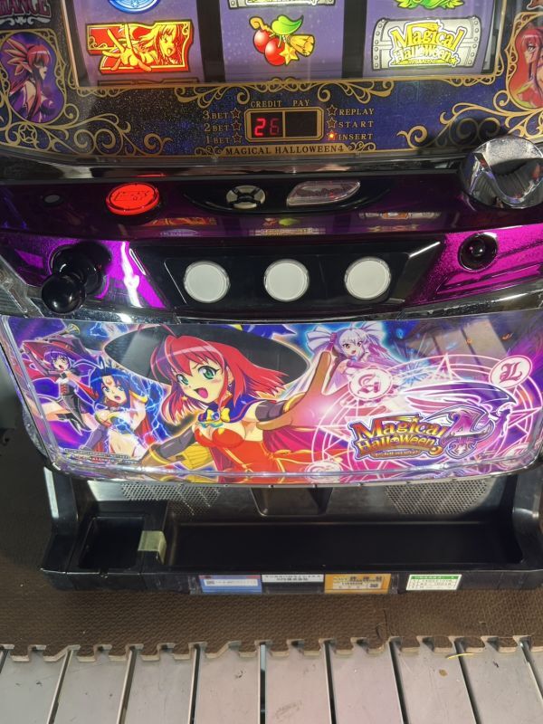 KPE パチスロ実機 マジカルハロウィン4 コイン不要機付き KPE パチスロ実機 マジカルハロウィン4 コイン不要機付き