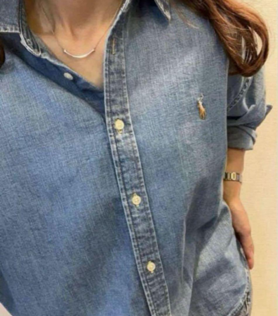 即完売 RALPH LAUREN ラルフローレン ダンガリーシャツ BD 即完売 RALPH LAUREN ラルフローレン ダンガリーシャツ BD