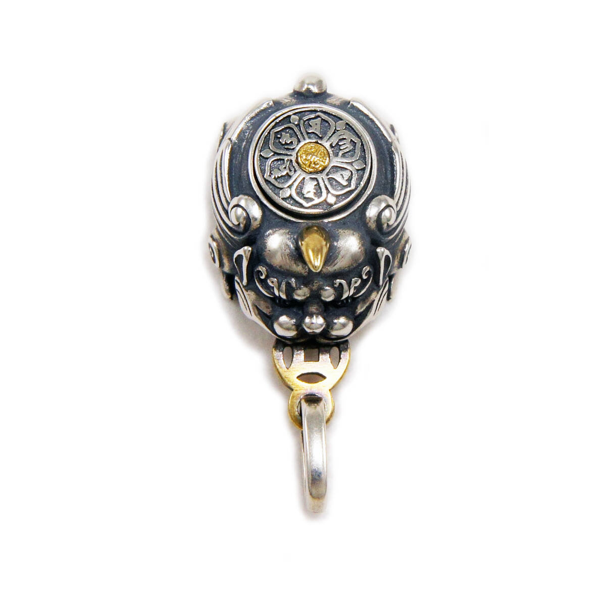 風水の装飾品真鍮 925シルバーペンダント 925刻印ありYIN-036 風水の装飾品真鍮 925シルバーペンダント 925刻印ありYIN-036